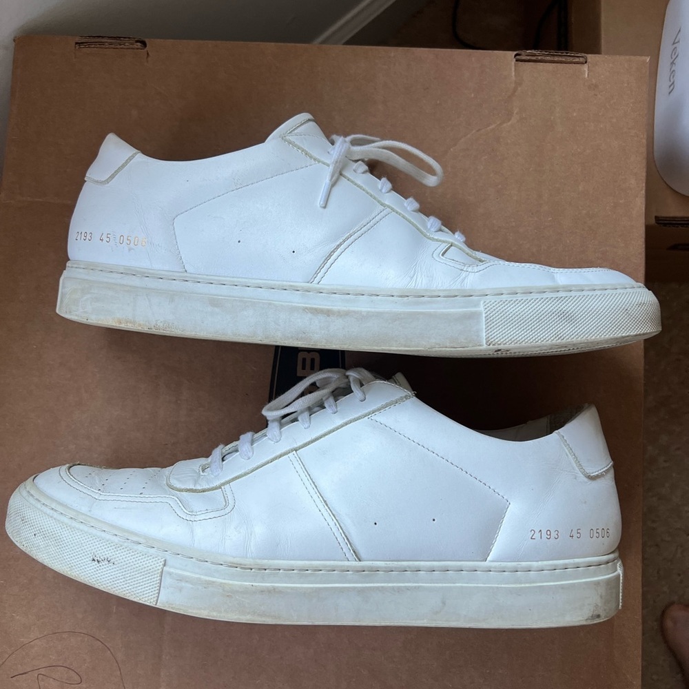 Common Projects bball low white sneaker